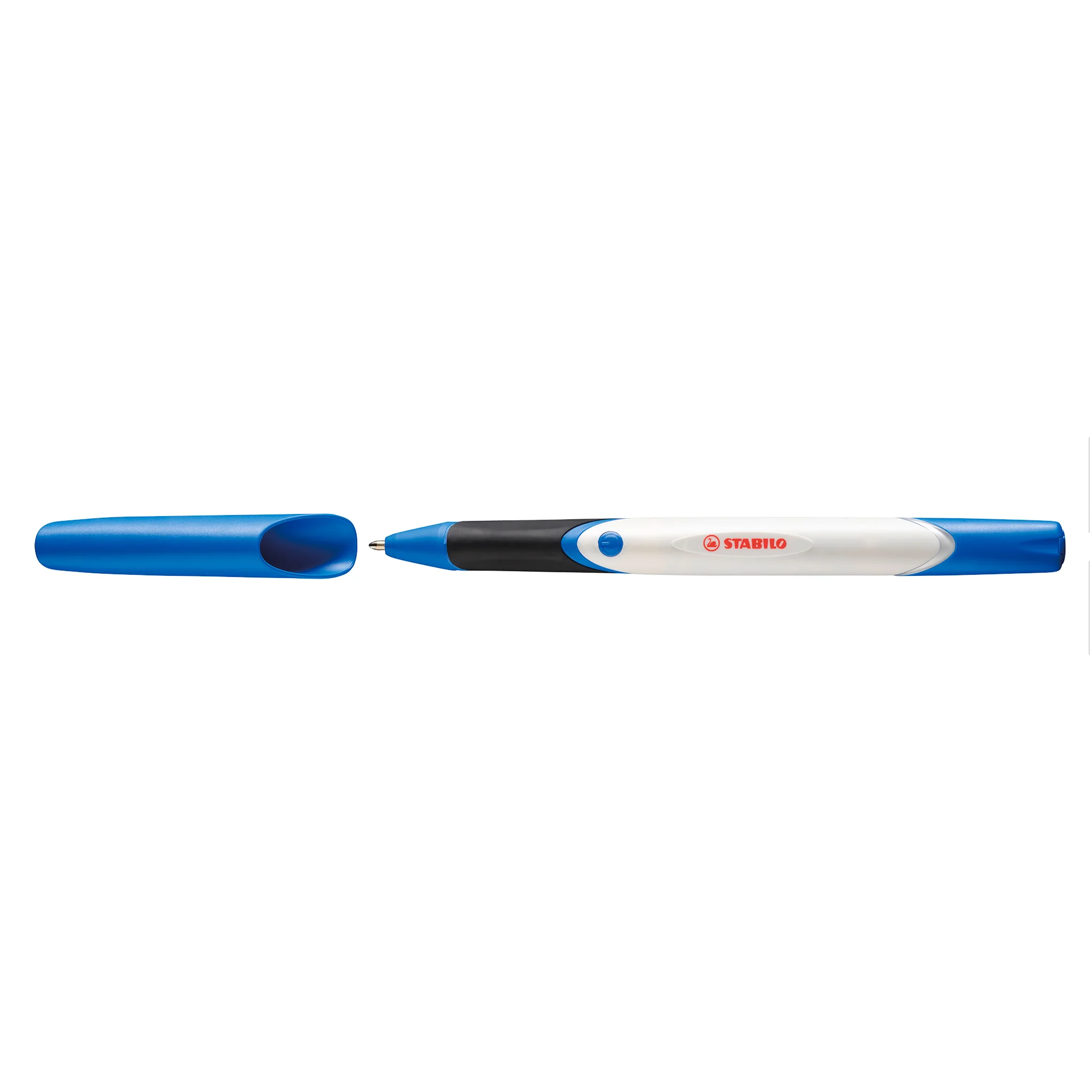 Kugelschreiber, Klick-Kugelschreiber, Gelschreiber, Blau, Stabilo