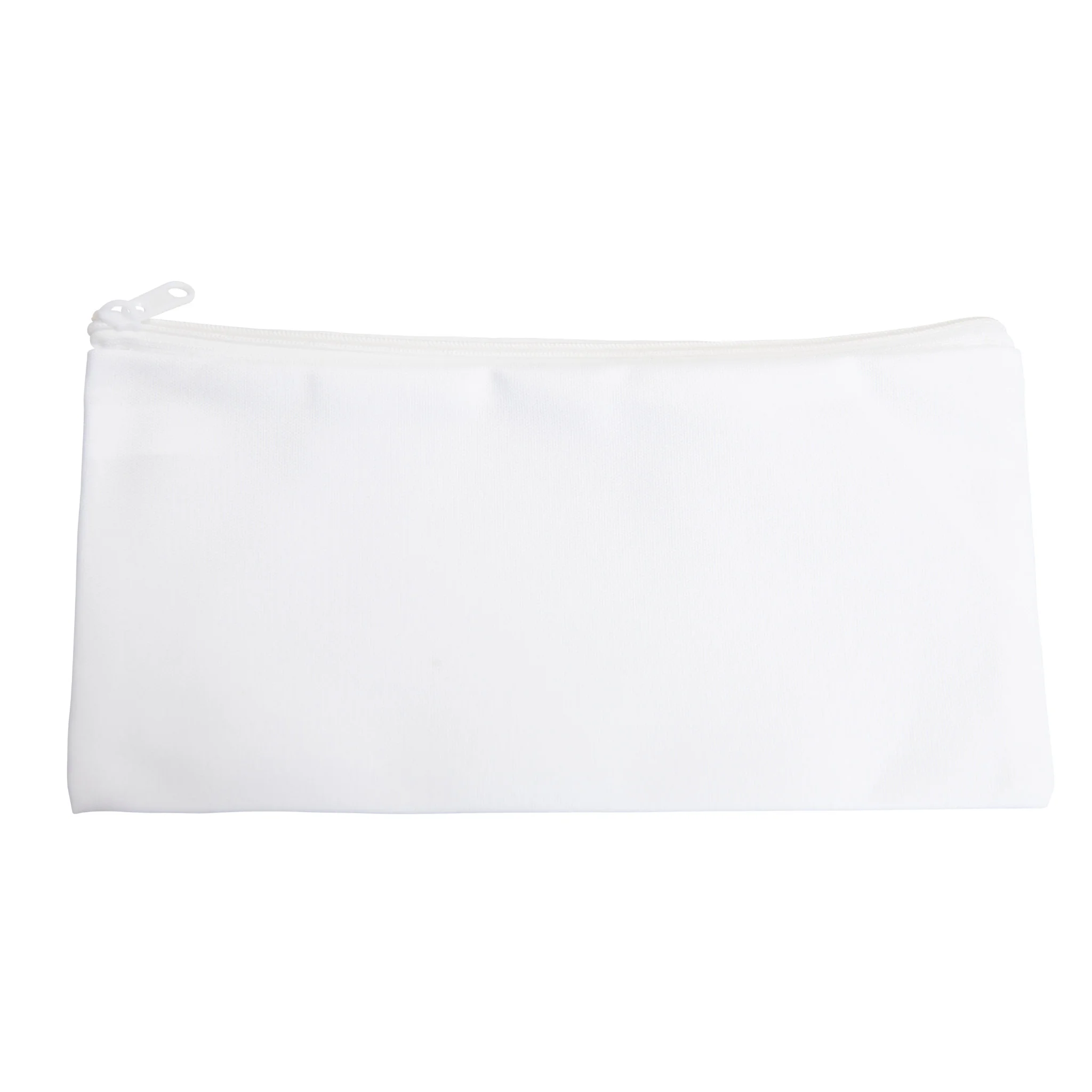 Clutch-Tasche, Weiß, Reißverschluss, Beutel, Minimalistisch