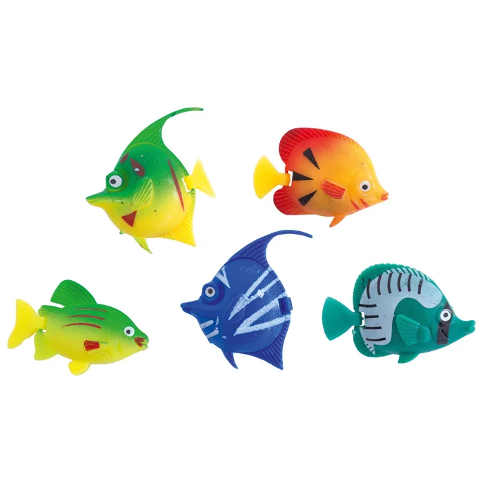 Fische, Kunststoffspielzeug, Bunte Fische, Antistress, Schwimmend