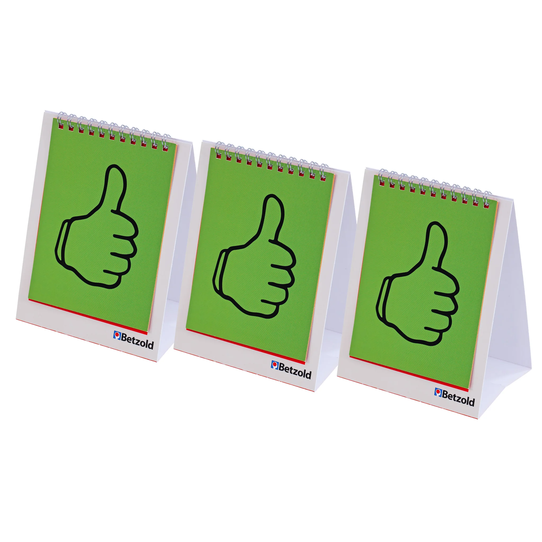 Kalender, Notizblock, Grünes Poster, Daumen hoch, Betzold