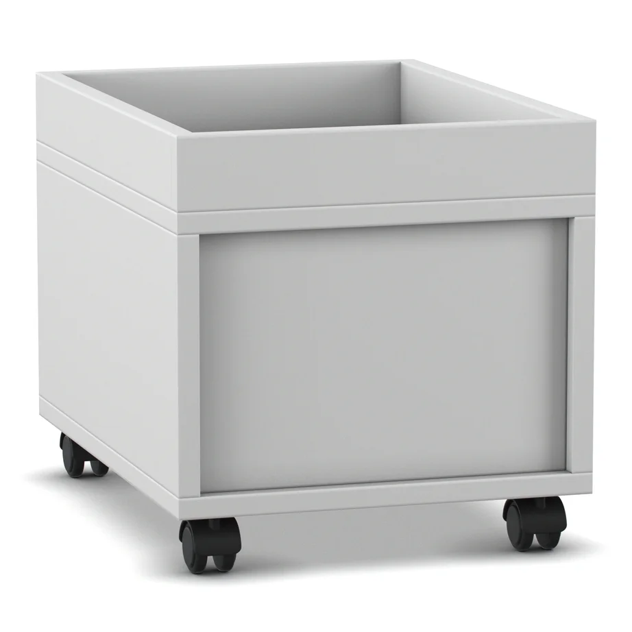 Beistelltisch, Rolltisch, Schubladenbereich, Rollunterwagen, Stahl/Metall