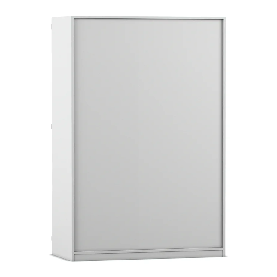 Schrank, Kleiderschrank, Glastür, weiß, Schrankfront
