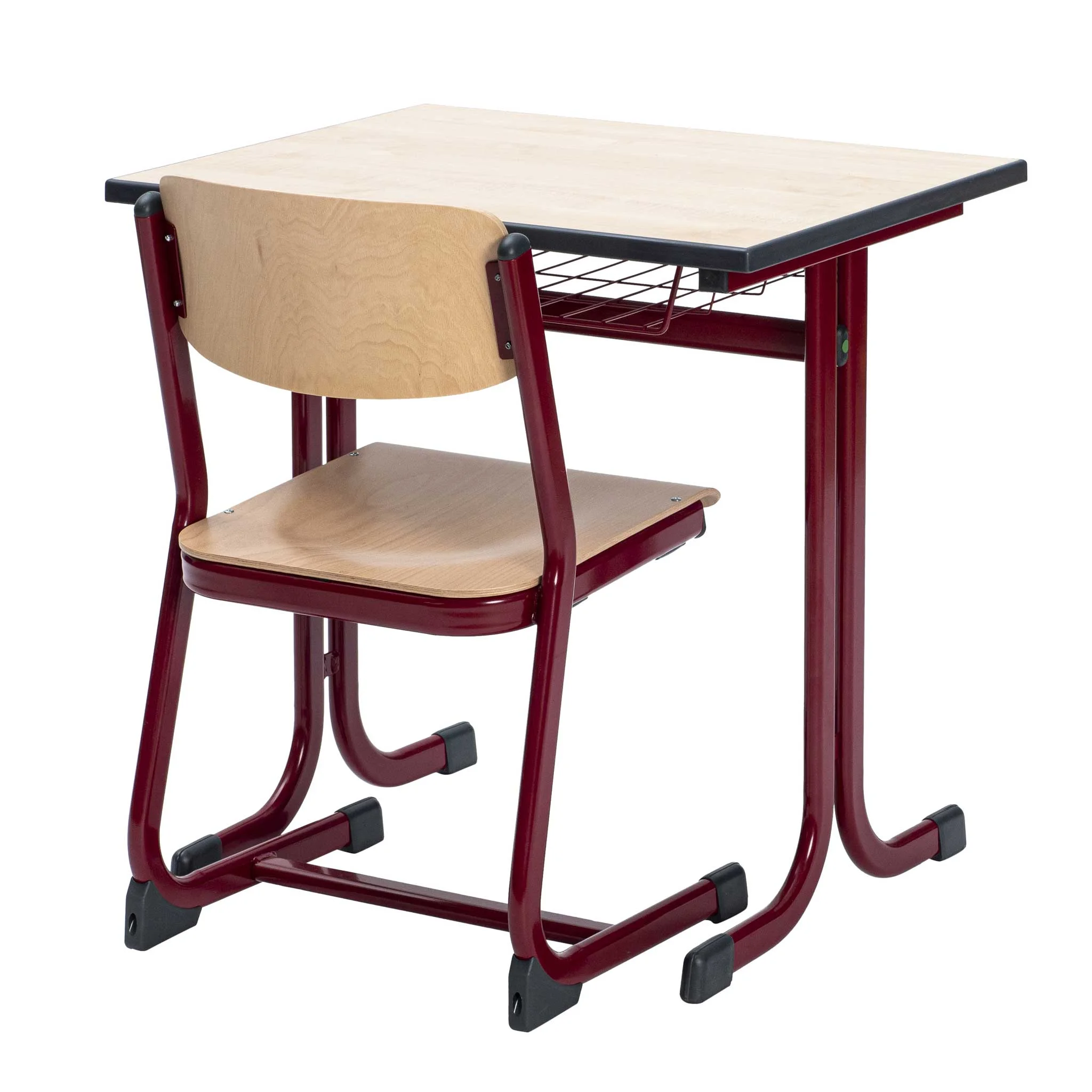 Schreibtisch, Schulprofi, Schreibtischstuhl, Holzplatte, Metallrahmen