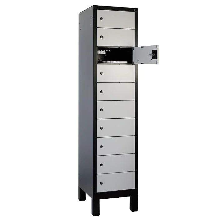 Postfach, Kunststoff/Metall, Schlitzbriefkasten, Postfächer, Stahlkorpus