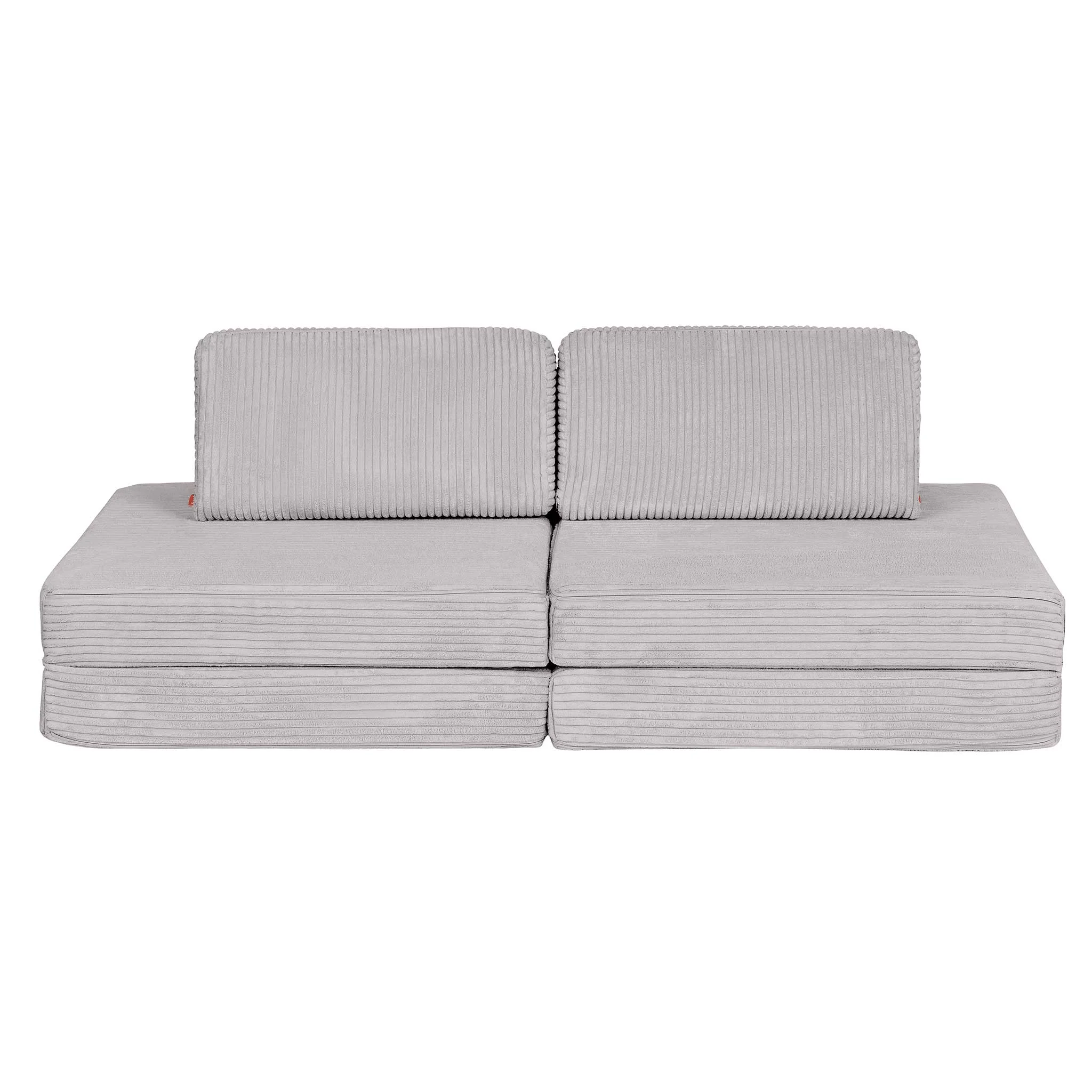 Sofa, Couch, Modular, Beige, Corduroy