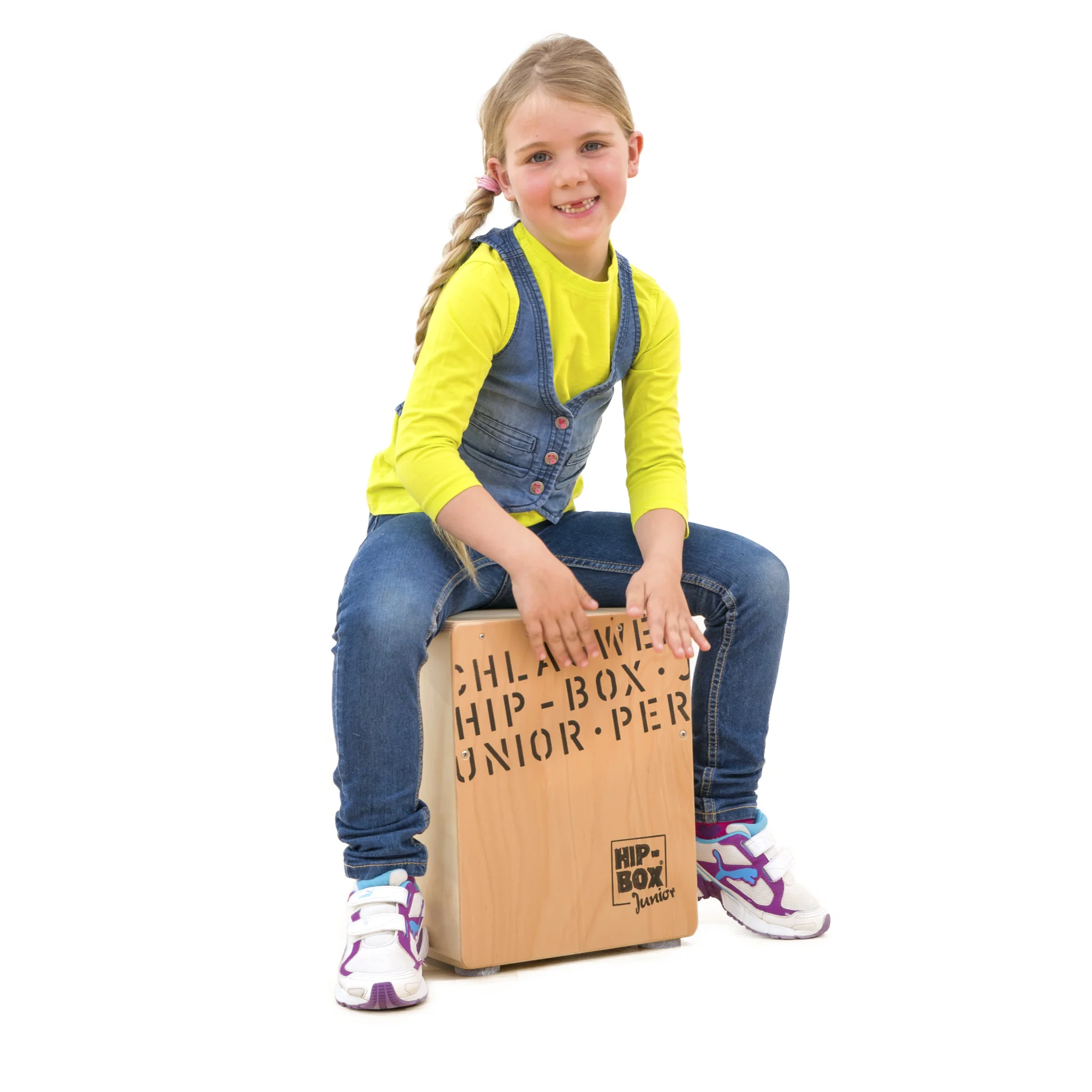 Kinder, Hüpfen, Kasten, Trommel, Hip-Hop Junior Box