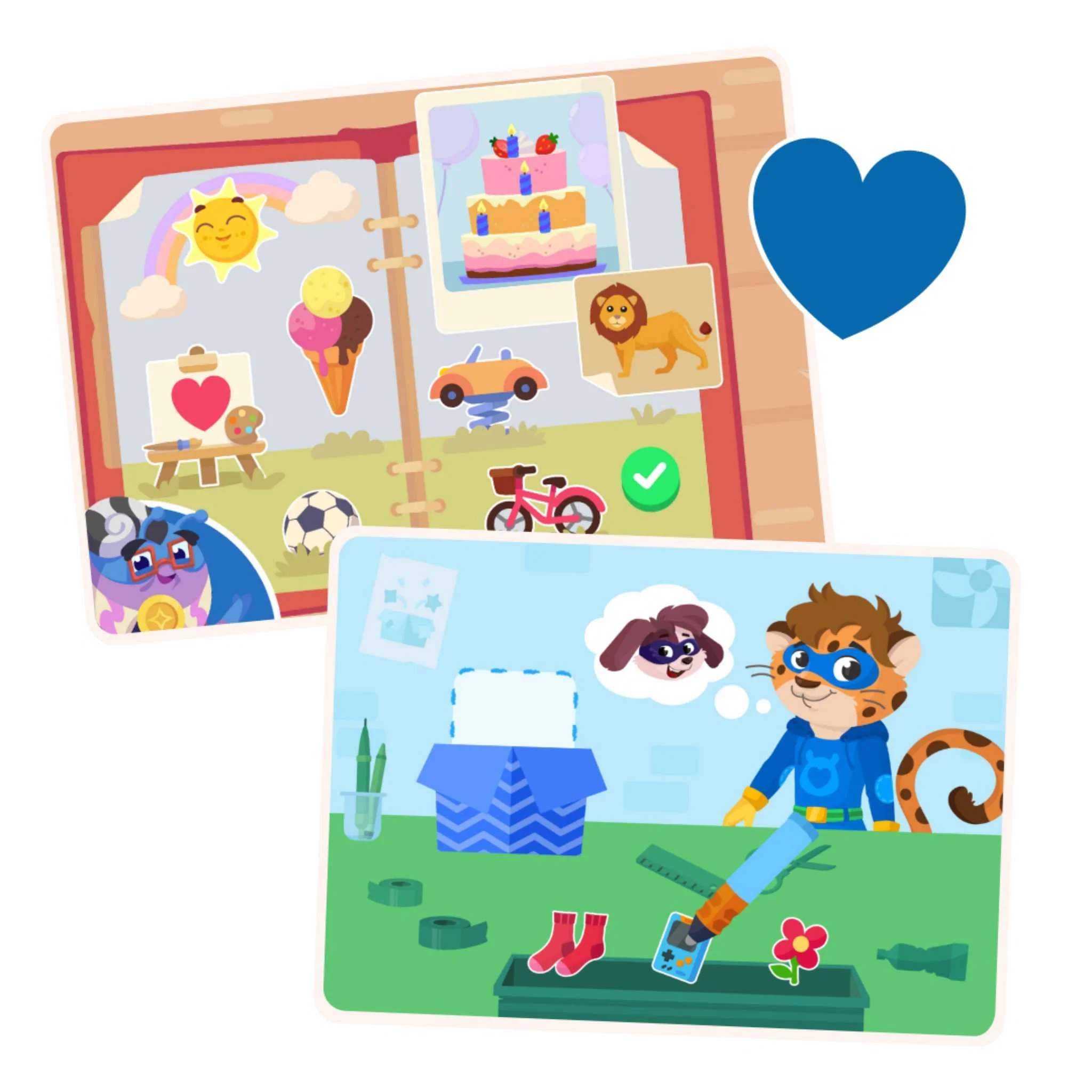 Kinderbuch, Stickerbuch, Fotobuch, Tiermotif, Spielzeug