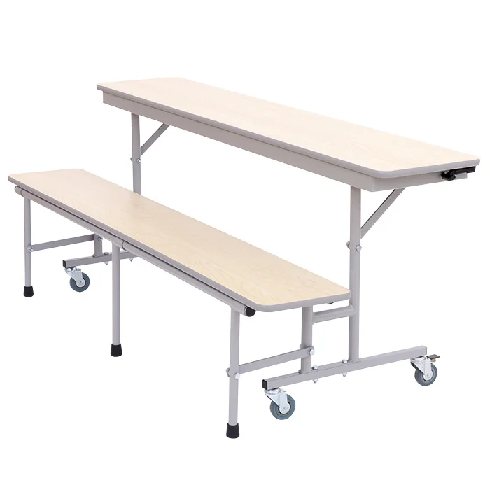 medizinischer-tisch, schulbank, klapptisch, rolle, holz-platte