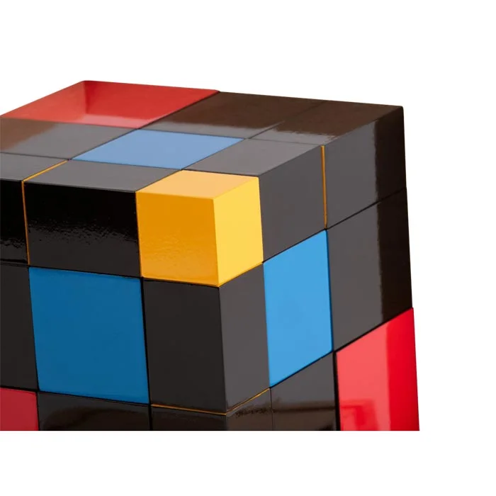 Rubik's-Kubus, bunte Würfel, Plastikblöcke, Puzzle-Spielzeug, Modulare Blöcke