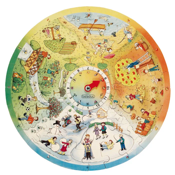 XXL-Lernpuzzle Jahreszeiten