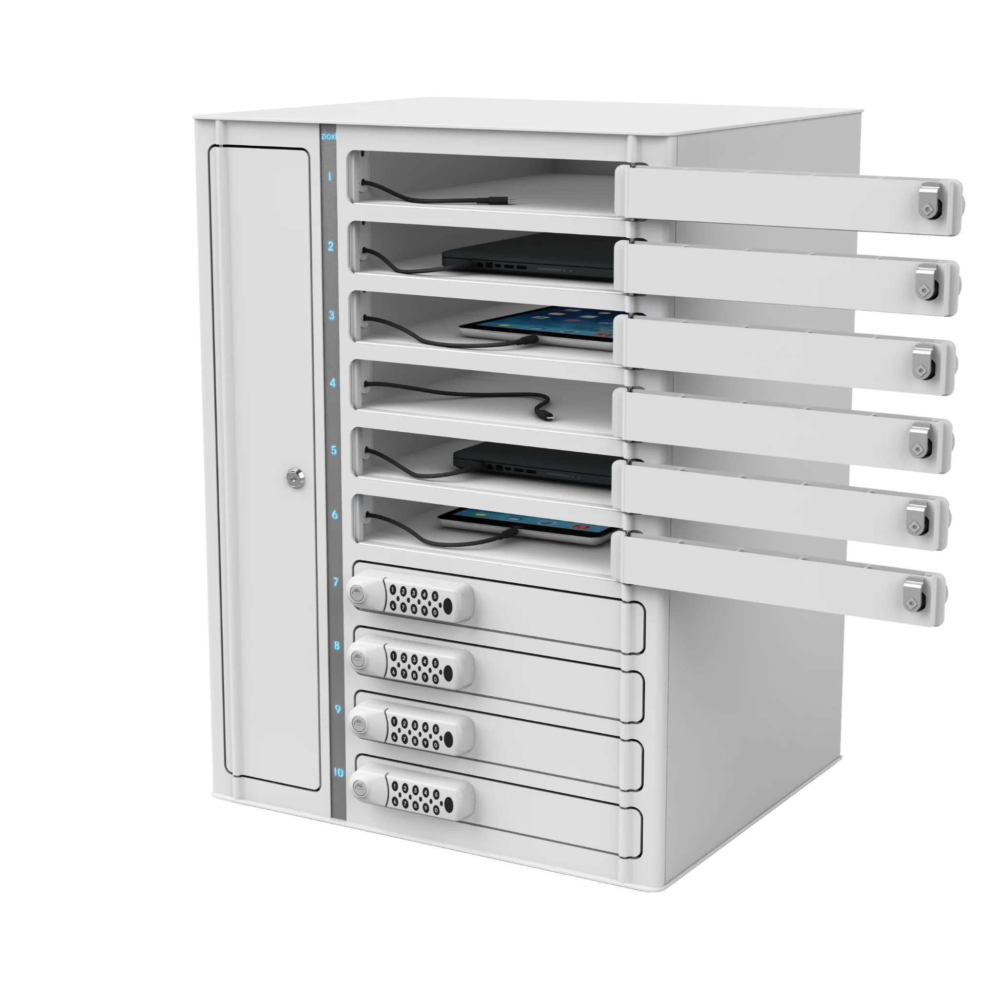 Server-Schrank, Rack-Schrank, Netzwerk-Schrank, Tastatur-Schublade, schlossbare Schubladen