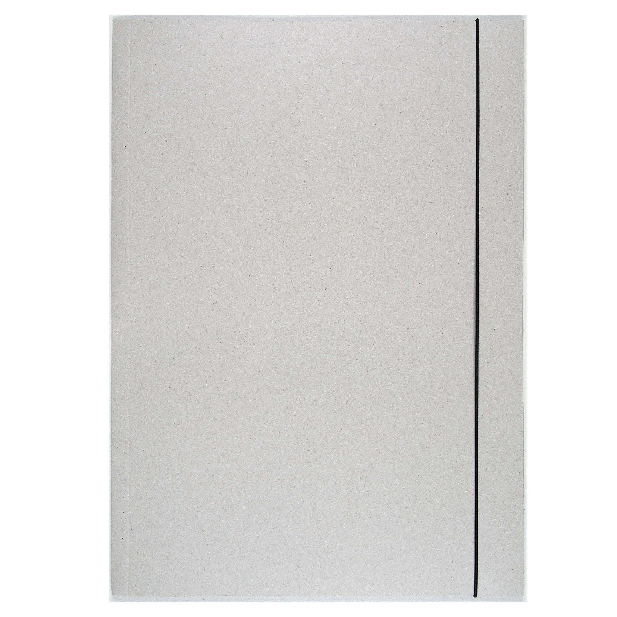 Notizbuch, Pappe, Grau, Elastikband, Journal