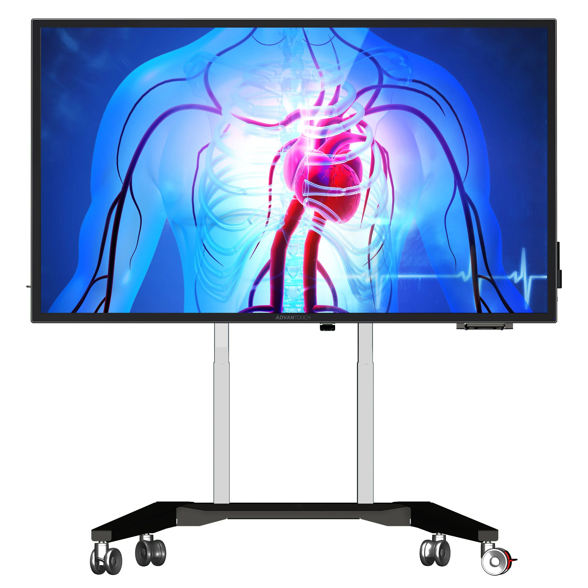 Monitor, medizinischer Bildschirm, digitale Anzeige, Rollständer, HD-Display