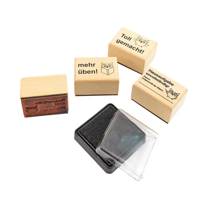 Hausaufgaben-Stempel im 4er-Set