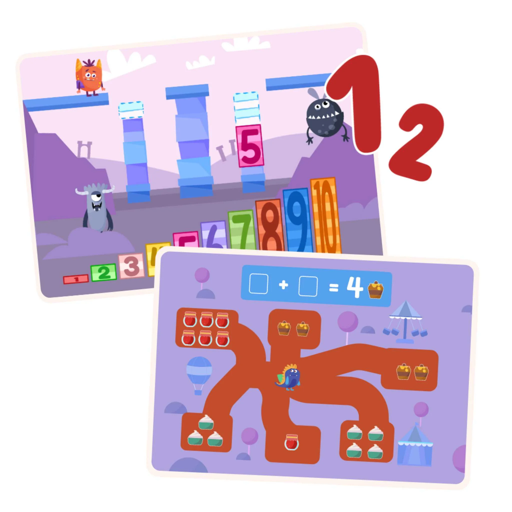 Kinderspiel, Lernspiel, Mathematik, Zahlen, Puzzle