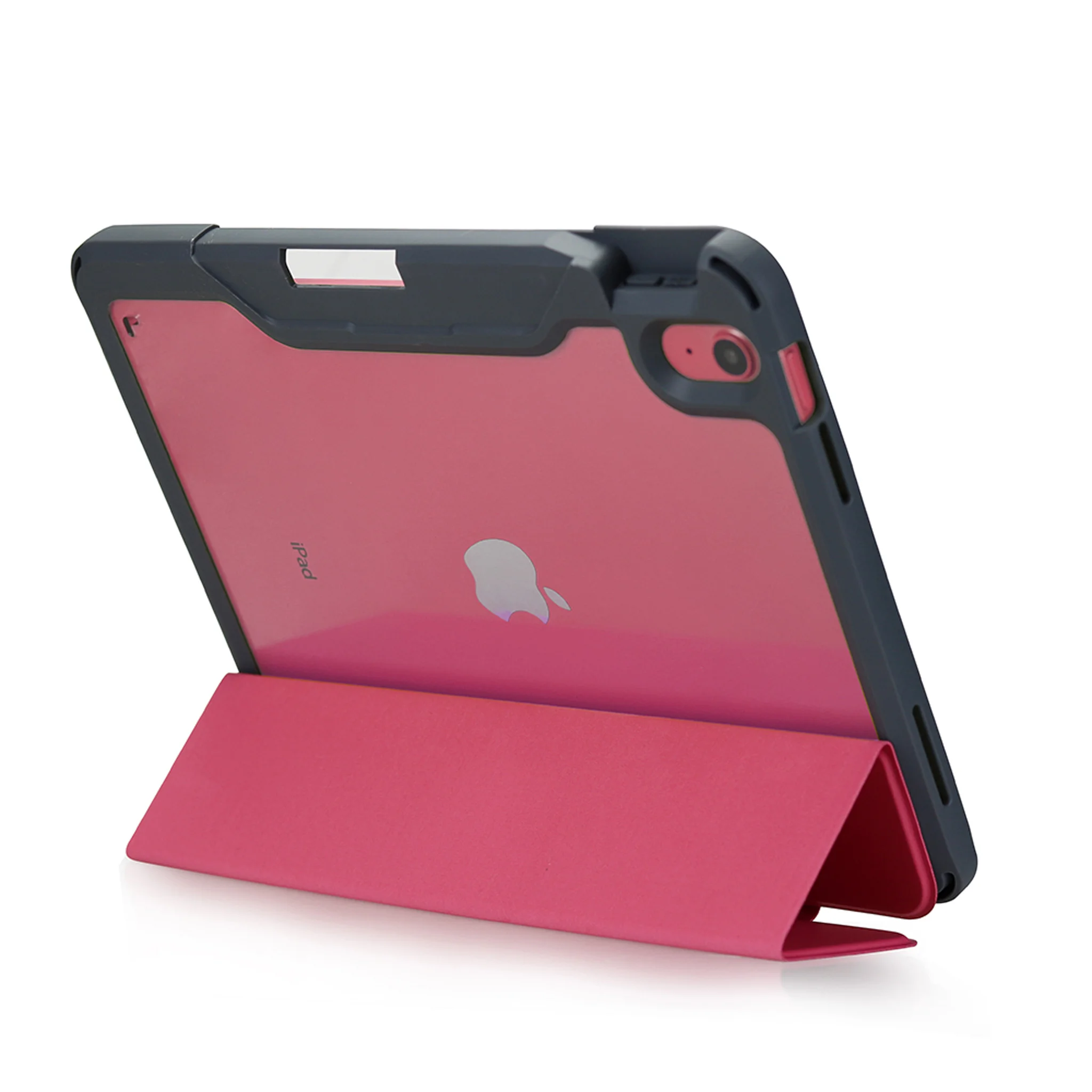 Tablet-Hülle, Pink, Stativ, Pinkfarbene Hülle, iPad
