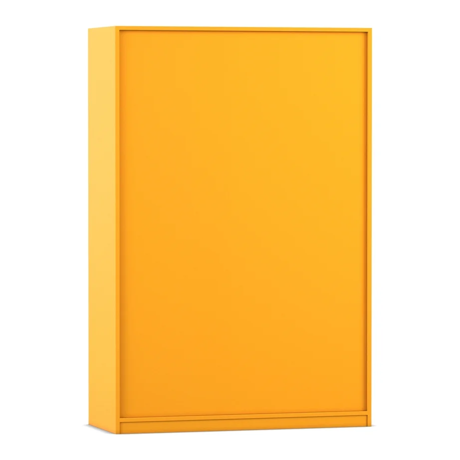 Schrank, Wandregal, orange, Schubkastenfrei, Möbelfront