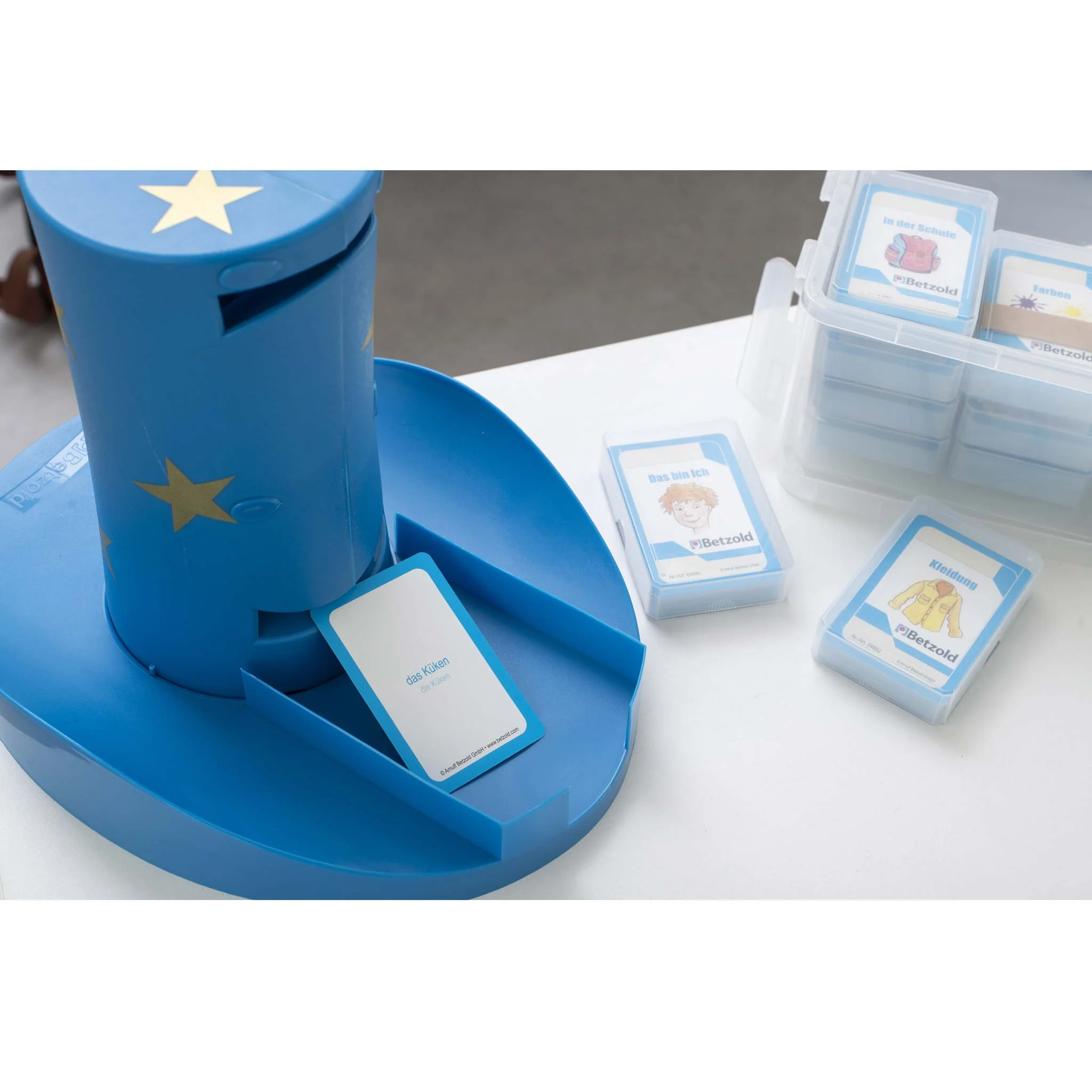 Kartenhalter, Blue Storage, Spielkarten, Kartenvorrat, Sortierbox