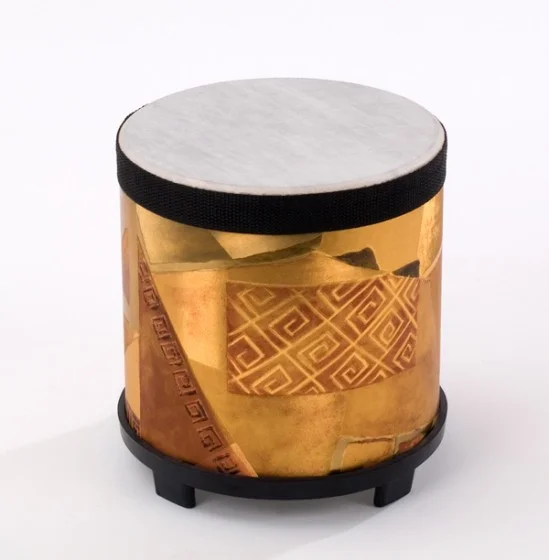drum, Trommel, gold foil, Zylindertrommel, Schlegel?