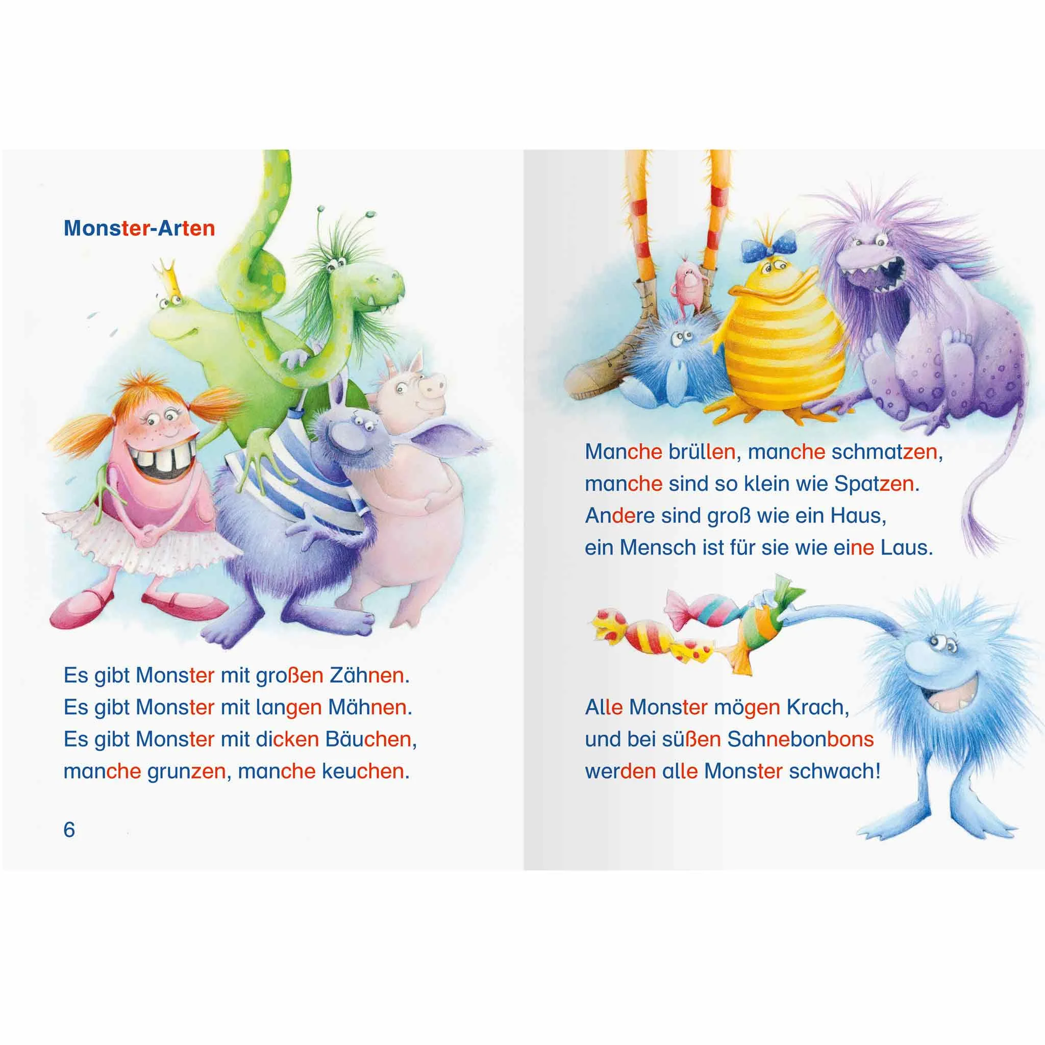 Monster, Monsters, Zähne, Lustige Figuren, Bunte Kreaturen
