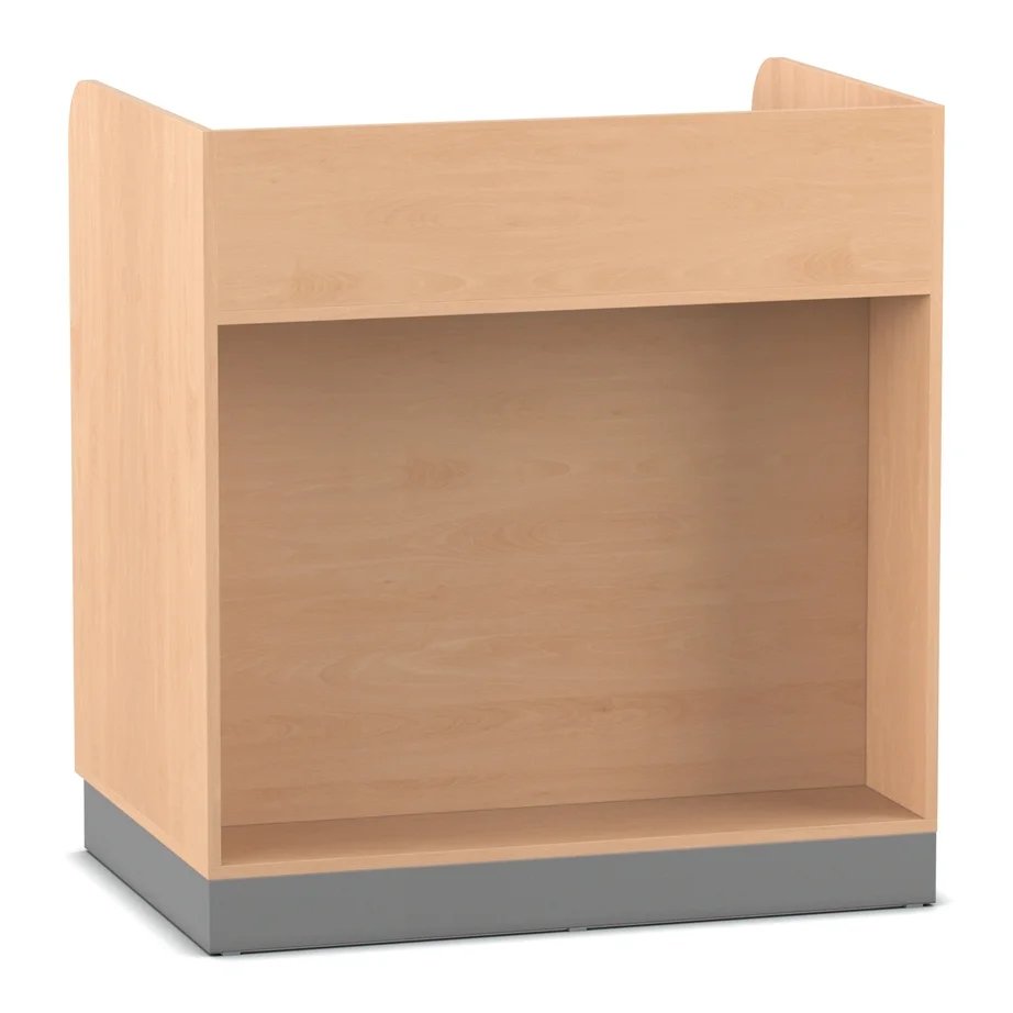 hochschrank, richtungenreicher, holzoptik, bodenmontage, schrankboden