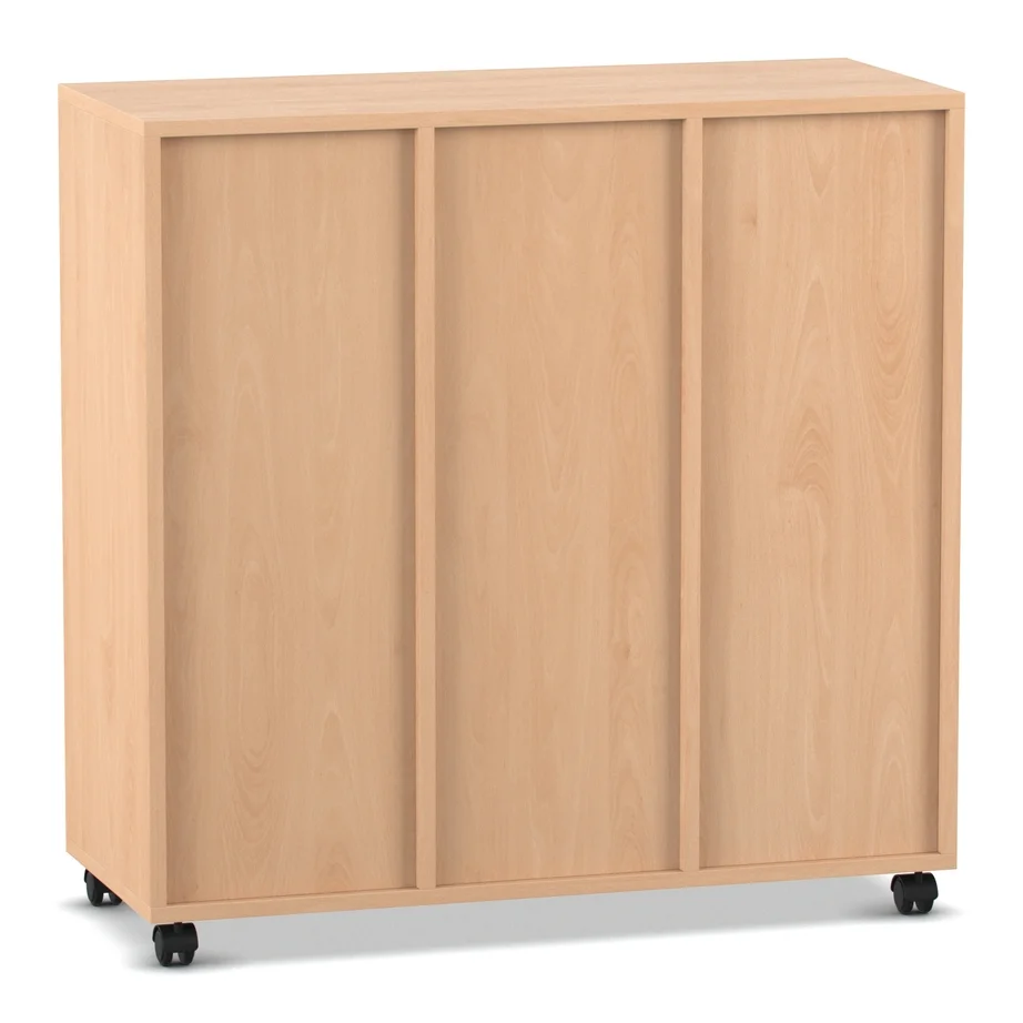 Schrank, Holz, Rollbarer Schrank, Schiebetüren, Küchenschrank