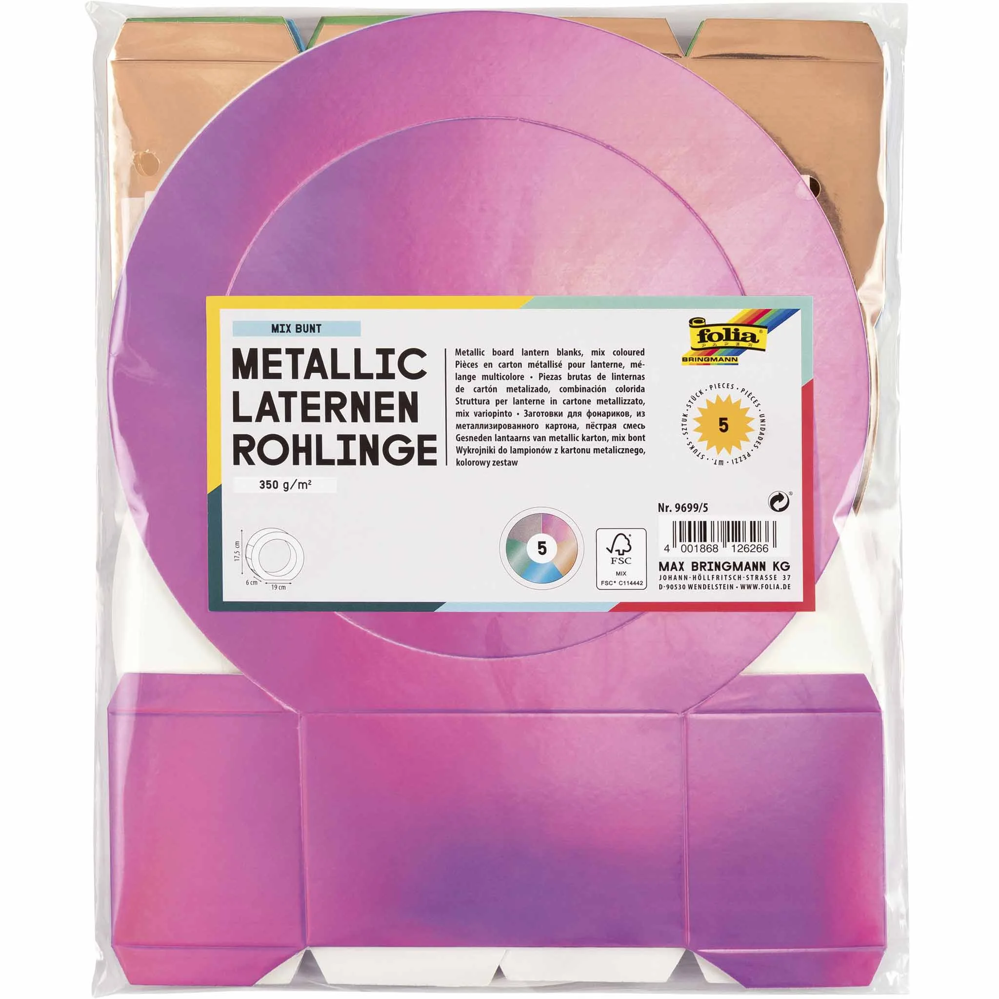 metallisch, Laterne, Ringe, rosa, lila