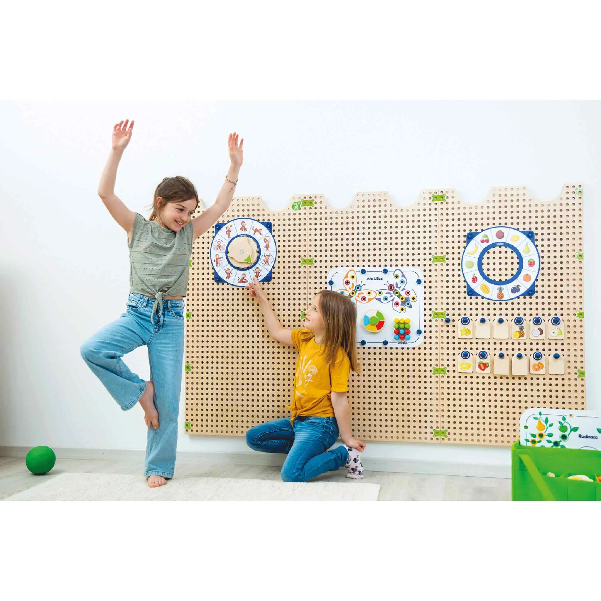 Kreativwand, Korkwand, Sensorboard, Spielzeugplatte, Kinderwand