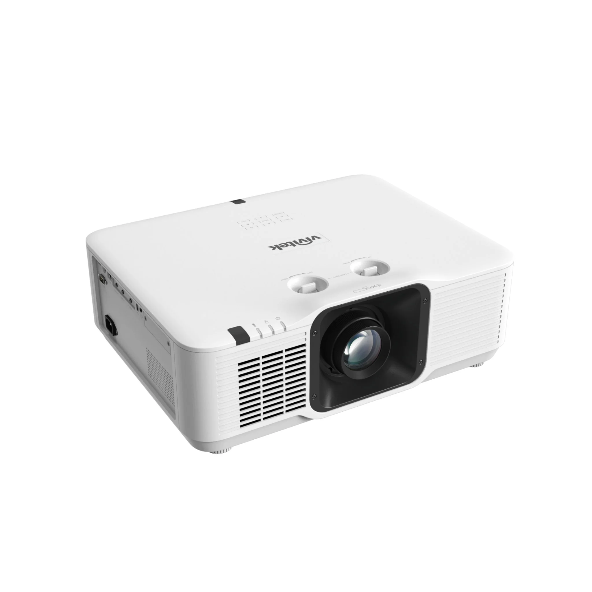 Projektor, Weiß, LED-Licht, Objektiv, VGA/HDMI-Anschlüsse