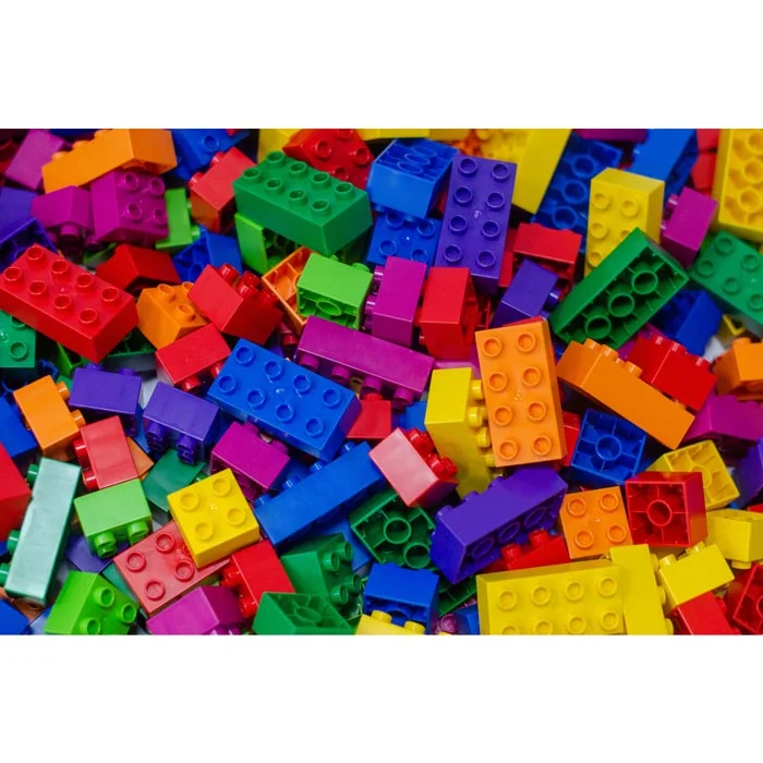 Bausteine, Lego-Steine, Kunststoffbausteine, Bunte Steine, Kinder Spielzeug