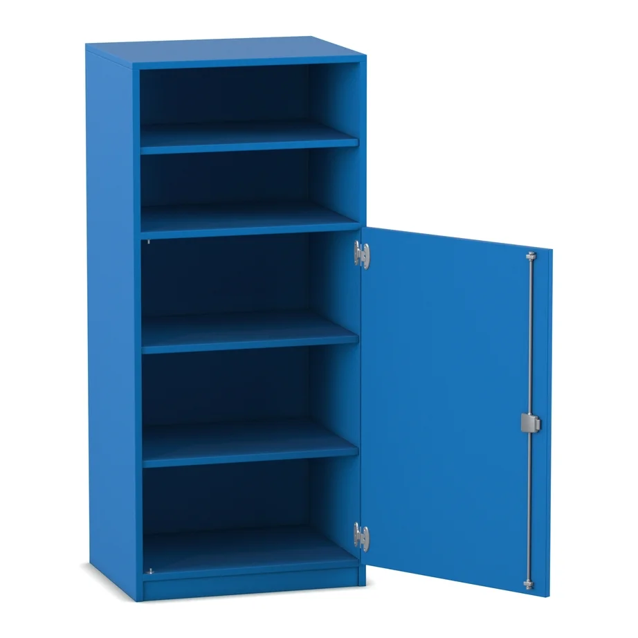 Schuhregal, Schrank, Regal, Hängeschrank, blaues Möbel