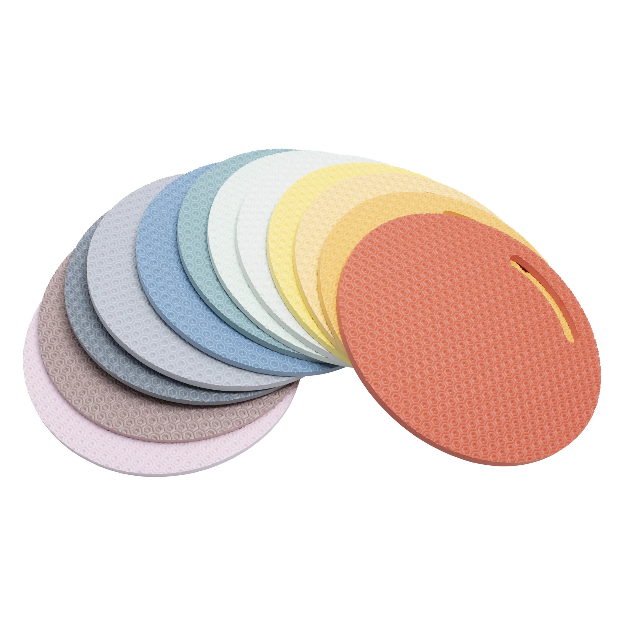 orbital pads, abrasive disc, diamond pad, grip pad, colorful assortment