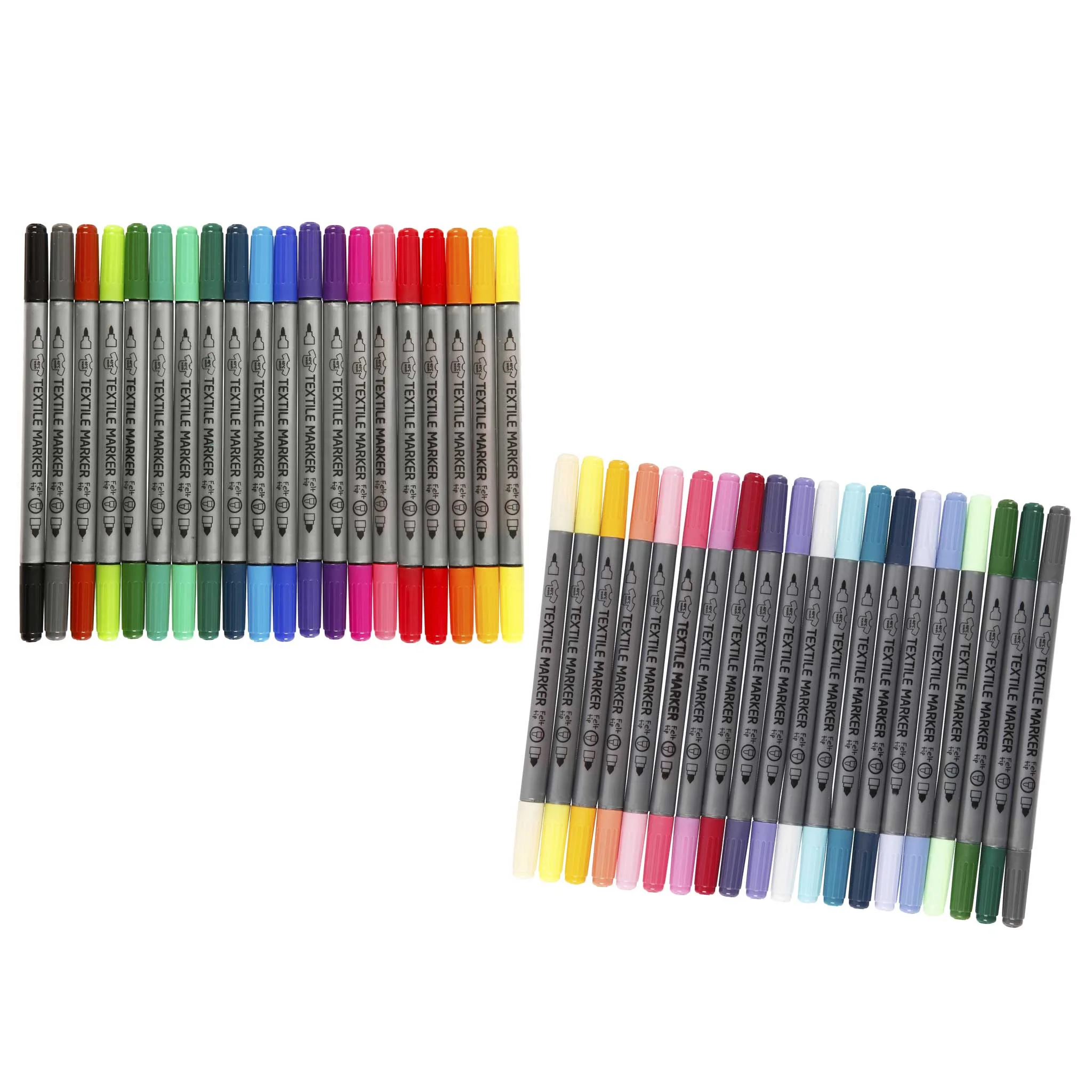 Marker-Set, Farbmarker, Filzstifte, Kunstbedarf, Bunte Farben
