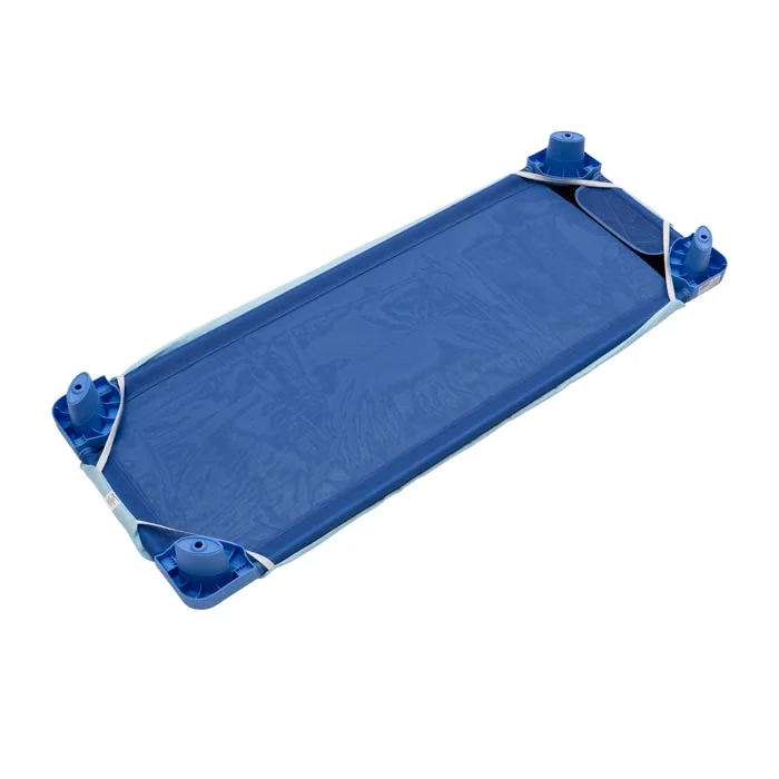 Kinderbett, Aufblasbar, Poolmatte, Luftmatratze, Blau