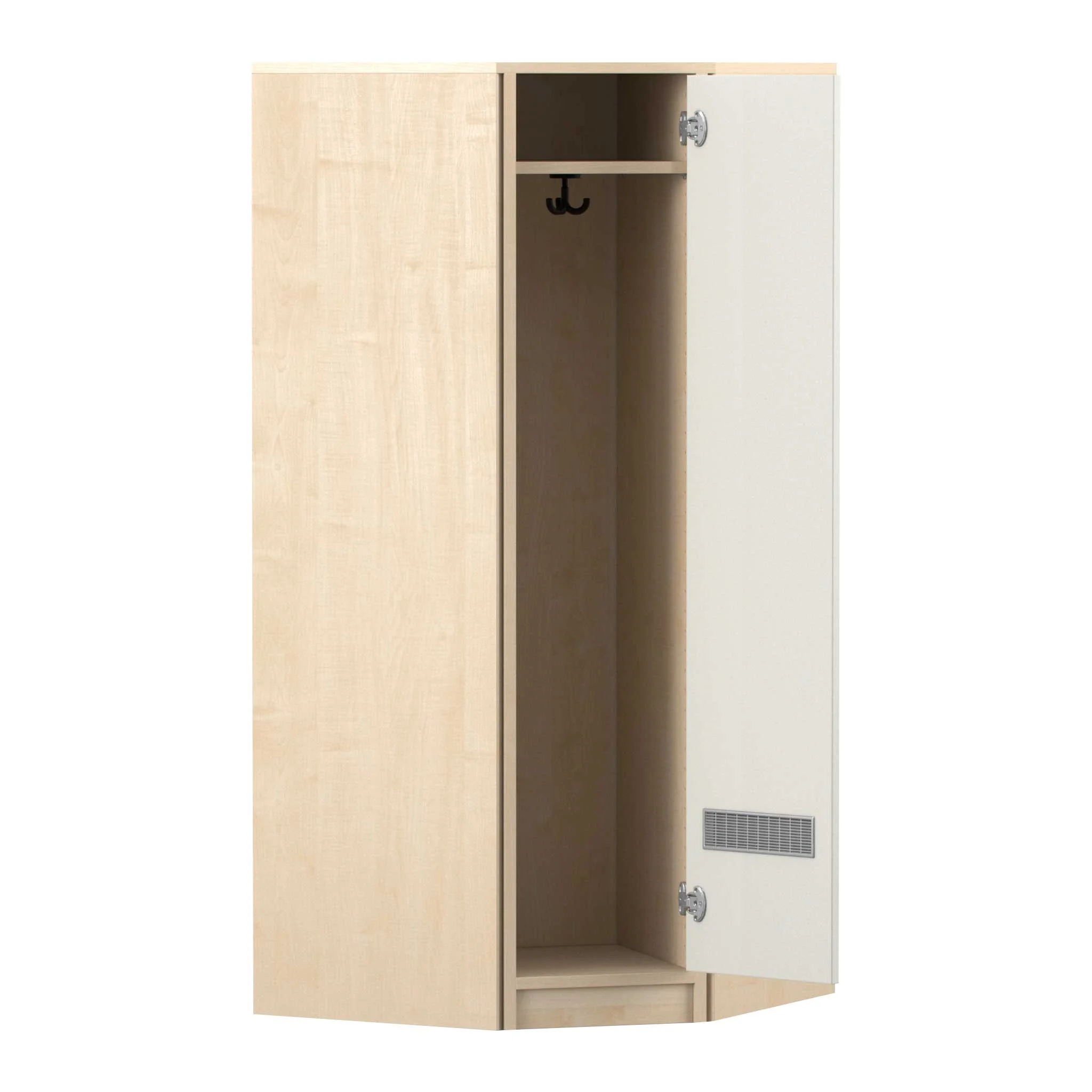 Schrank, Eckschrank, Nischenkabinett, Holz_farbton, Kleideraufbewahrung