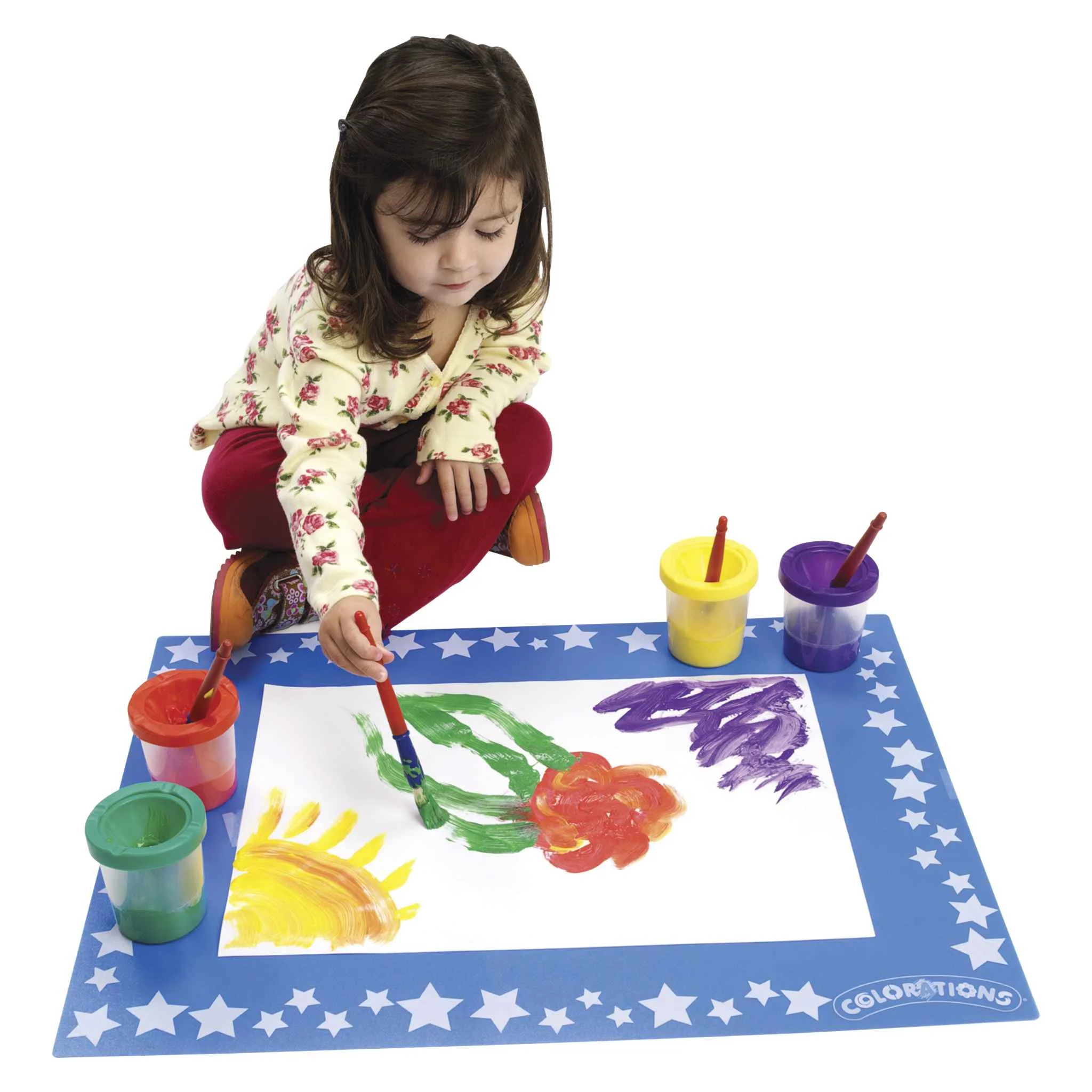 Kinder painting, Malplatte, Farbenset, Malkreide, Kunstprojekt