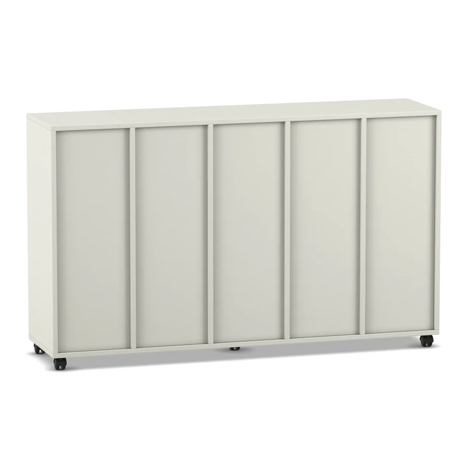 Kastenwagen, Schranktafel, Mobil4 Rollen, Weiß, Schiebetüren