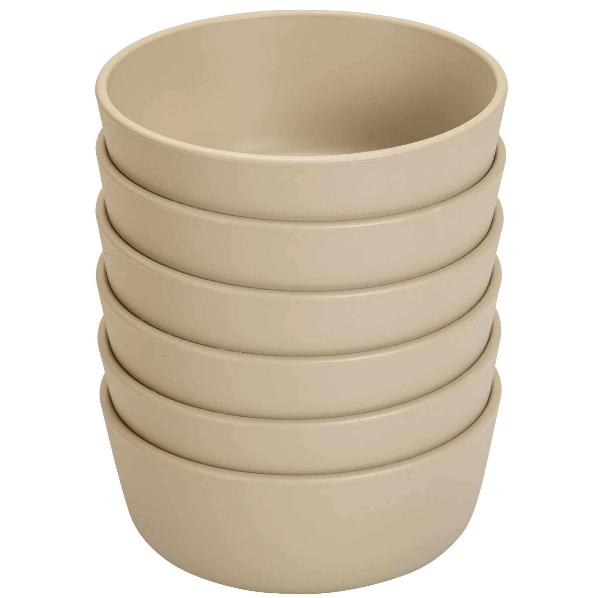 Becher, Becher-Set, Keramik, Beige, Stapelbar