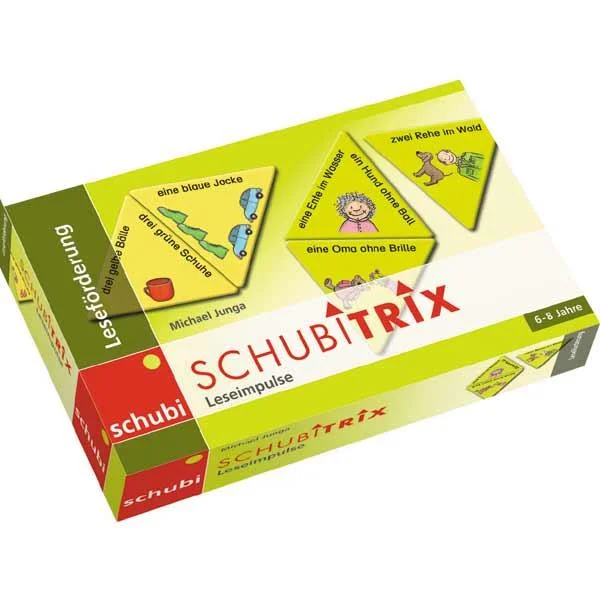 Lehrreiches Spiel, Leseimpuls, SchubiTrix, Bildungsspiel, Lesemotivation