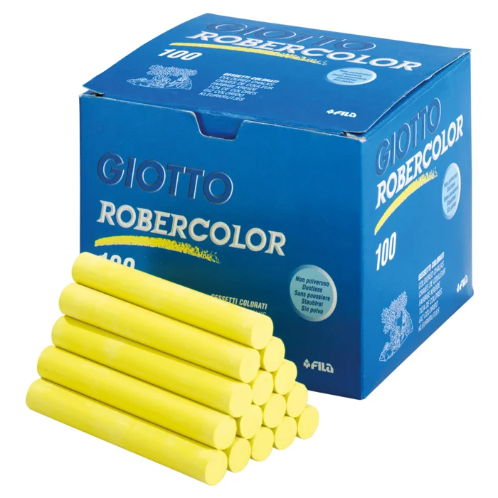 Kreidesticks, Gelbstifte, Kreidefarbe, Rohfarbe, Stifthülse