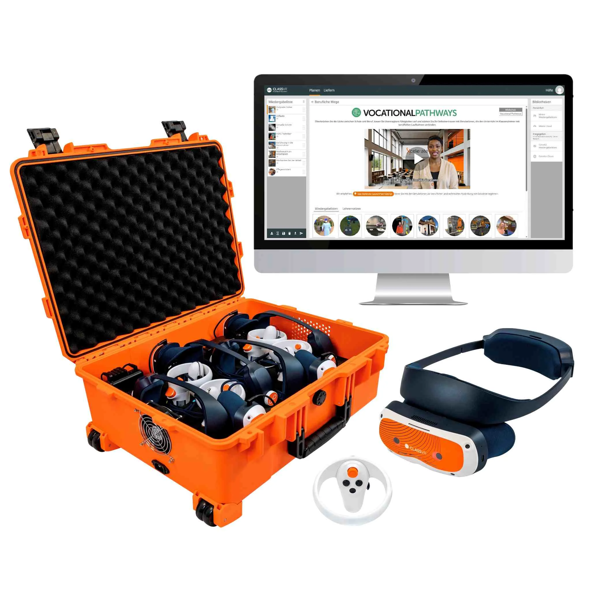VR-Headset, Kopfhörer, Tragetasche, Kabellose Brille, Case Zubehör