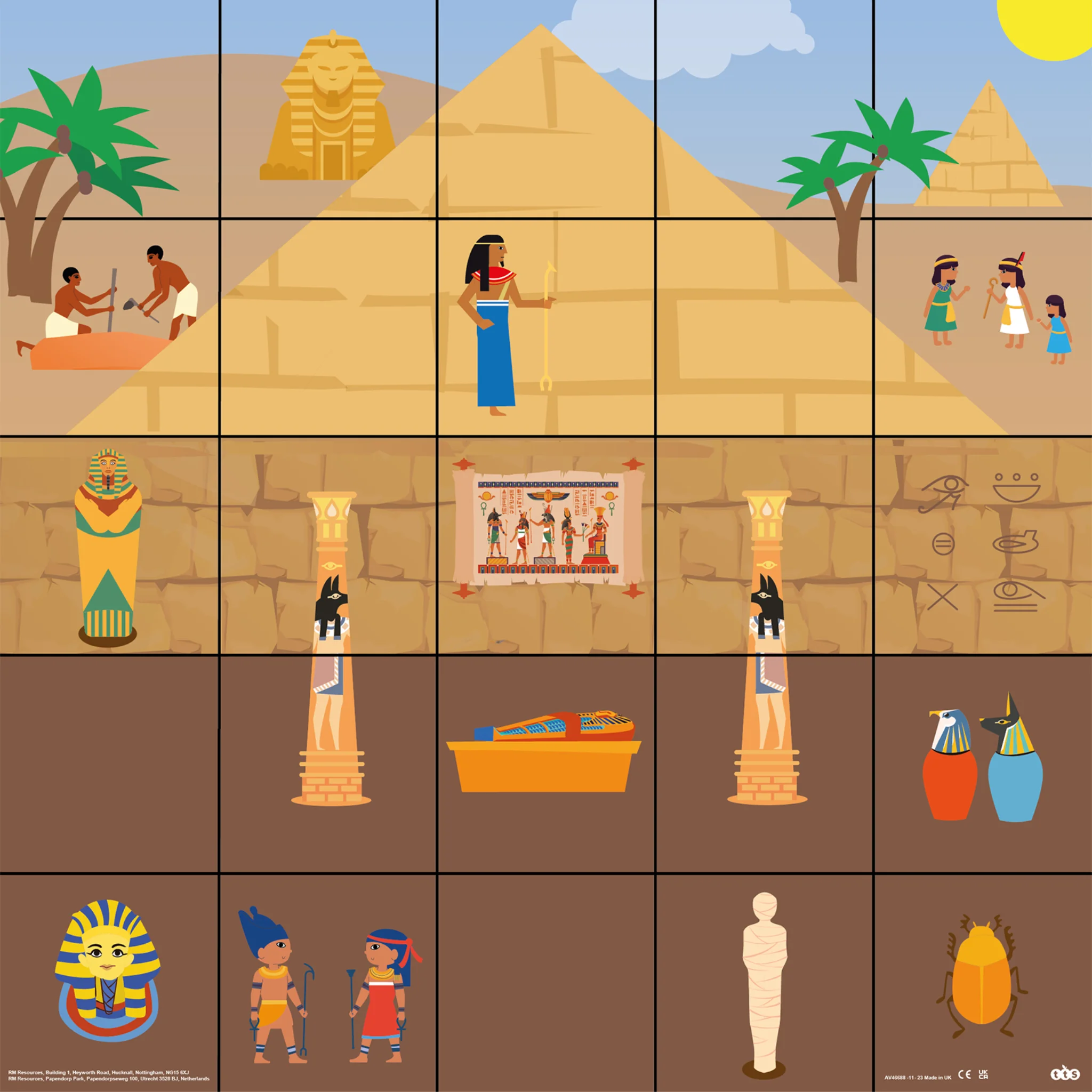 Pyramiden, Ägypten, Hieroglyphen, Sarkophag, Statuen