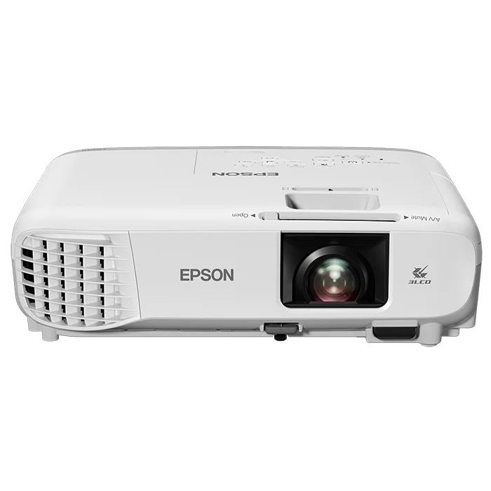 Projektor, LED/Lampenprojektor, Weiß, Objektiv, Epson