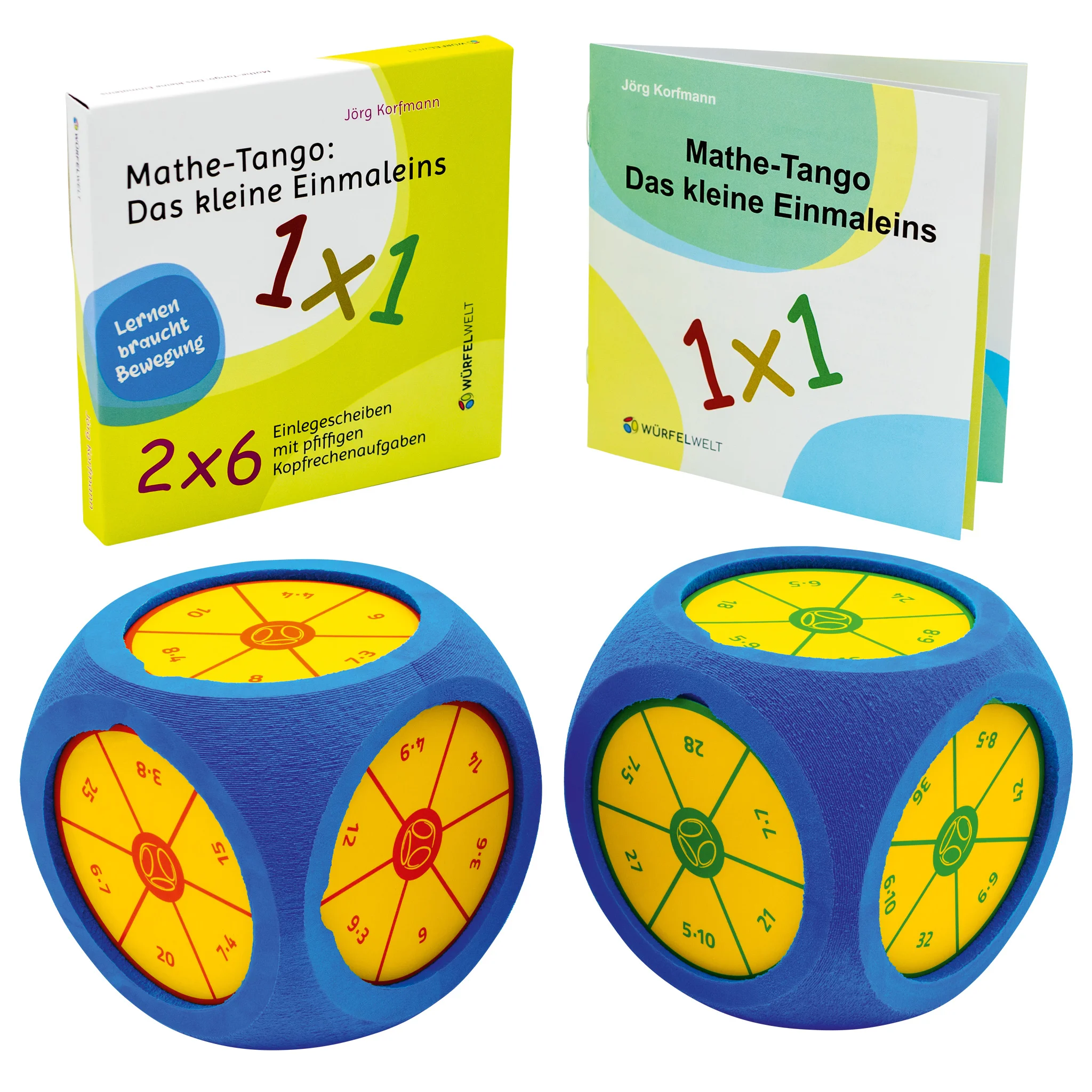 Mathe-Spiel, Lernspiel, Geometrie, 1x1, Würfelwelt