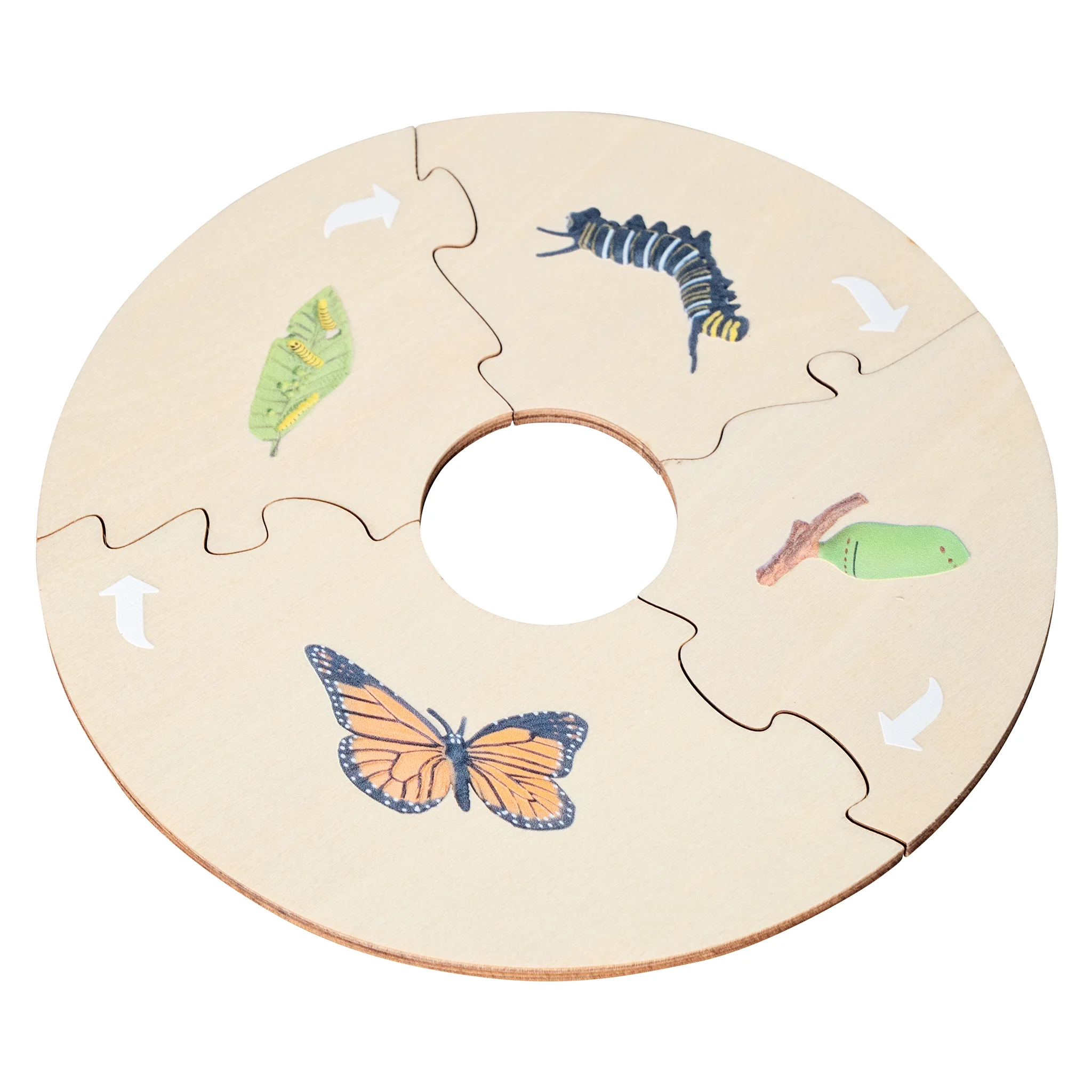 Puzzle, Kinderpuzzle, Puzzleteile, Klebepuzzle, Schmetterling
