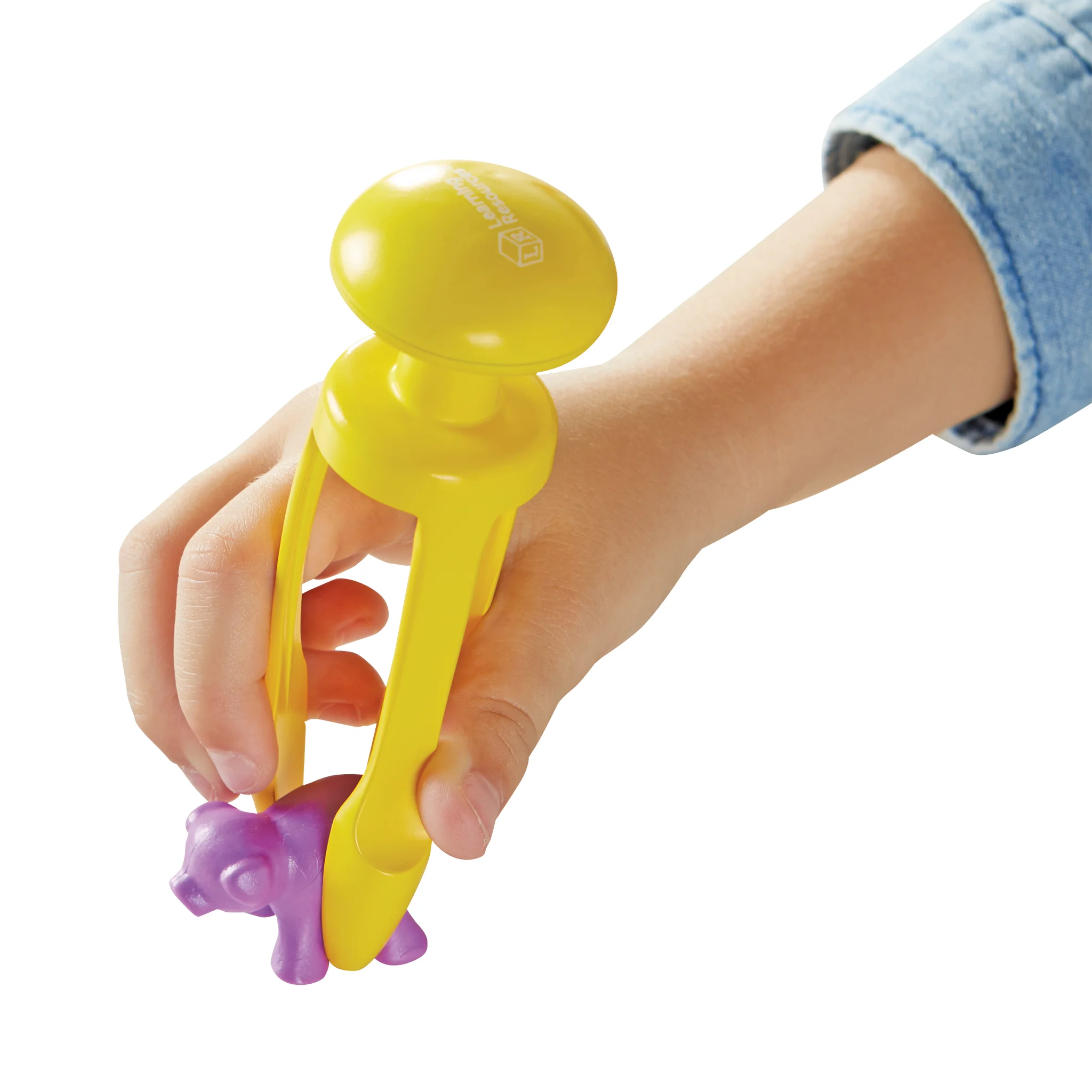 Kindergriff, Knetehalter, Gelb, Tierform, Spielzeugset
