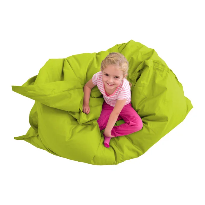 Bean bag, Beanbag chair, Kids seating, Bright green, Soft fabric