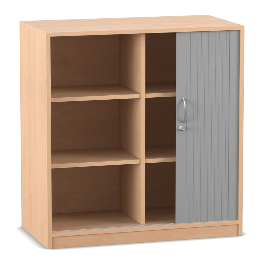 Unter-Rollladenschrank, 99,1 x 94,4 cm, 4 Böden, Buche hell
