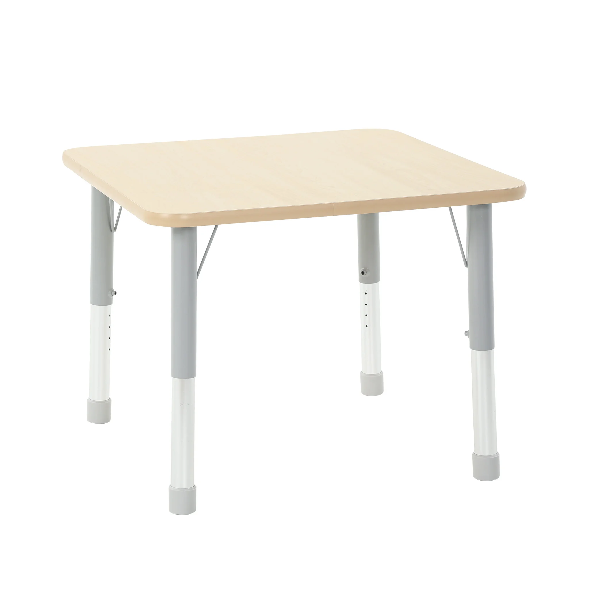 Esstisch, Klapptisch, Holztisch, Beine verstellbar, Hellholz