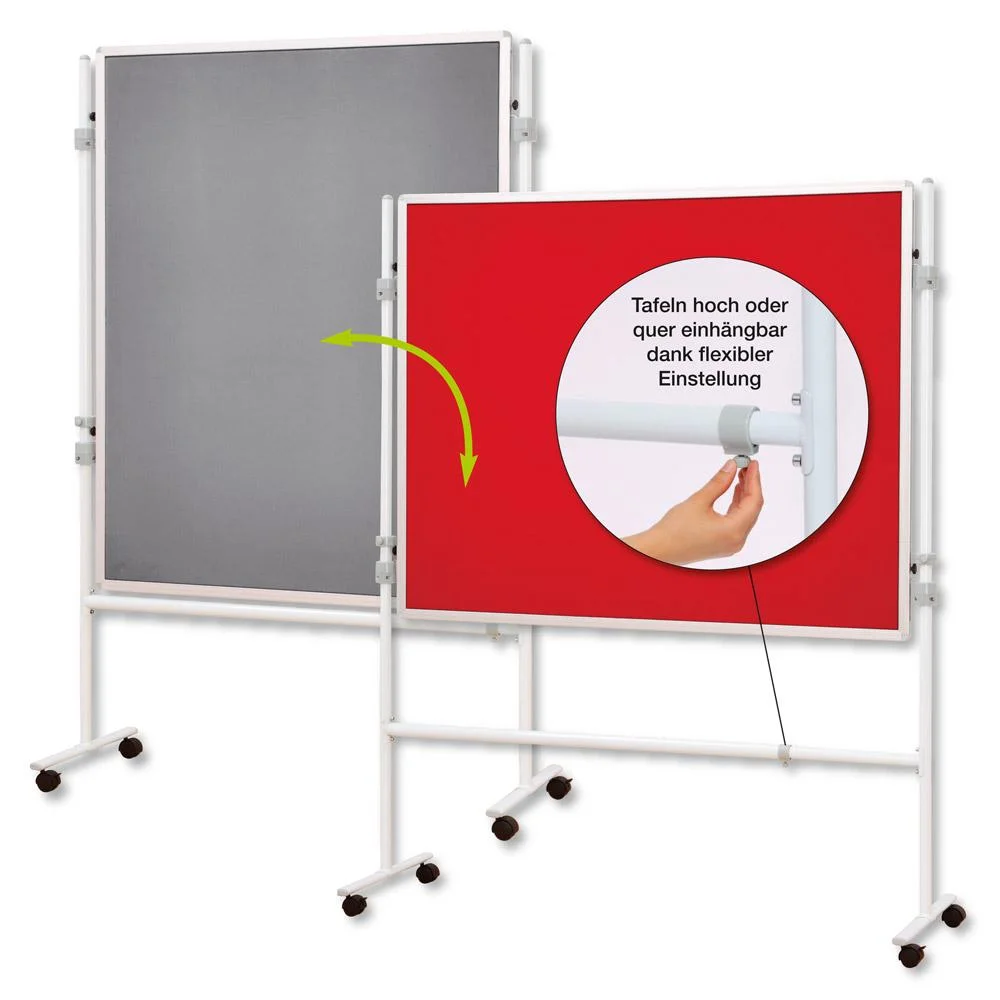 weißer rahmen, mobiles whiteboard, verstellbare tafel, rollenfuß, faltbare platte